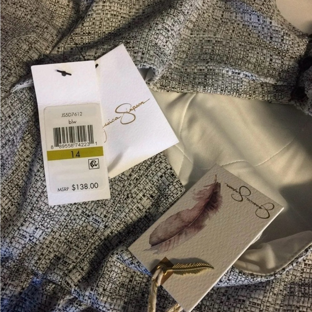 Jessica Simpson Black and White Mini Dress - Picture 3 of 4